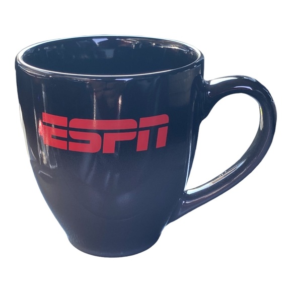 ESPN Coffee Mug New Red letter black gray  mug - Picture 3 of 5